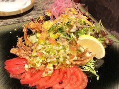 蟹肉酪梨嫩叶沙拉-老乾杯和牛烧肉(王府中环店)