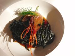 海胆墨鱼汁意面-wann lounge 低温慢煮牛排·清吧