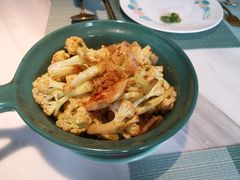 白虾酱有机花菜-蜜桃花开·中西融合菜E&W(南长街店)