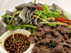 白灼牛肉牛百叶-才佬饭店