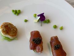 片皮鸭配青瓜+北海道凡立贝-鹏瑞莱佛士酒店·云璟 Yun Jing