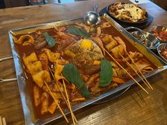 鱼饼火山炒年糕-包装马车·韩国料理·포장마차