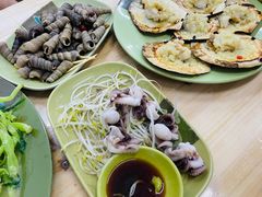 芥末白灼八爪鱼-贞姨美食·老字号海鲜大排档
