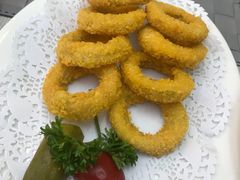 炸洋葱圈-小白桦西餐厅