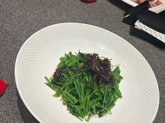 辣木苗炝拌鸡枞菌-醉东Oriental House(静安嘉里店)