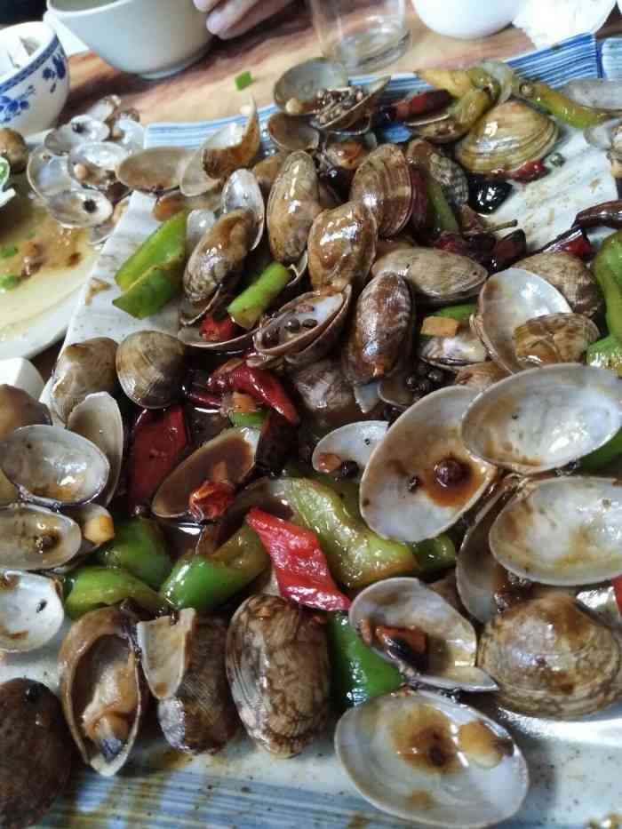 黄骅港海鲜餐厅-"#盐水白虾#壳薄,虾肉鲜嫩q弹的南美白虾.