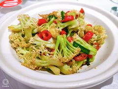鲜肉炒有机菜花-香鼎坊江西菜(国奥店)