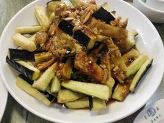 蛤蜊肉拌茄子-华春餐馆(鱼山路店)