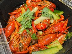 油焖龙虾-蘑菇.私房菜. 新派莆田菜(东梅店)