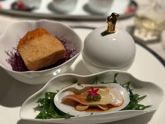 金不换潮州咸菜拌兰花蚌-广州文华东方酒店·江-由辉师傅主理