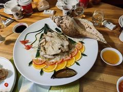 碳烧响螺-郑厨私房菜