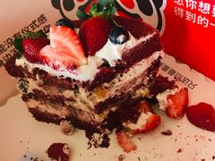 草莓裸蛋糕-熊猫不走生日蛋糕(东城店)