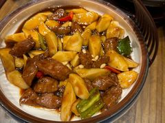 松子牛肉炒年糕-梁溪河畔·吉府花园(南长街南下塘店)