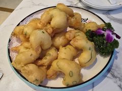 葱香炸虾仁-老苏扬饭店