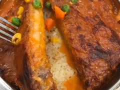 焗猪扒饭-喜莲咖啡