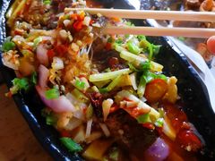 泡椒鲫鱼-为民烧烤吧.自贡爆炒菜(收录10年好店)