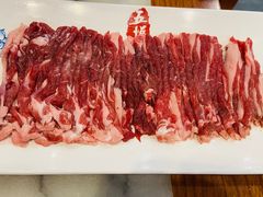 手切羊腿肉-五悦北平四季涮肉·烧烤(老商埠店)