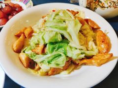 包包菜炒馕-伊带伊路新疆美食府(呼家楼店)