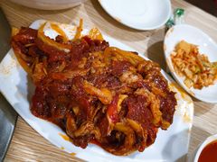牛肉五花肉-平山城鑫烧烤(建国楼店)