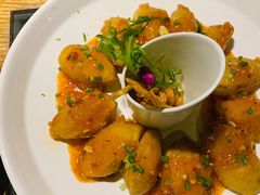 泰汁鱼香茄饼-鸡毛店·川菜(双楠店)