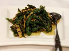杭椒雪菜炒笋干-杭州香格里拉·香宫中餐厅