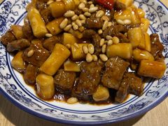 松子牛肉炒年糕-兔爸私家小厨(新北万达店)