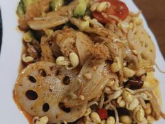 芽豆菠菜拌面筋-陈聚德炒牛肉(樱花二路店)