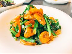 韭菜炒小河虾-湖里春风·淮扬菜(丽泽天街店)