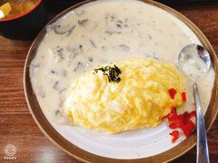 奶油蘑菇鸡饭-犀牛家猪排