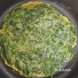 简单易做的菠菜鸡蛋饼饼‖减脂健身健康早餐