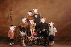 -时光纪亲子全家福照相馆(静安店母女写真父母纪念照)
