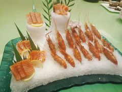冰镇罗氏虾三文鱼-禧瑞都大饭店(吊桥路店)