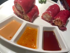 红米脆皮鲜虾肠-蝴蝶里·粤菜·点心(滨江龙湖店)