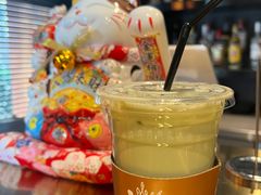 冰绿茶拿铁-咖啡陪你(广顺北大街福码大厦店)