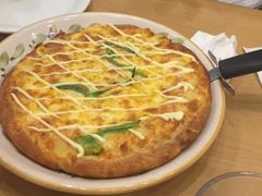 玉米匹萨配蛋黄酱-萨莉亚意式餐厅(苏州食百家店)