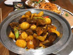 -东来菜馆•手抓海鲜家常菜•海鲜锅贴(鸽子窝店)