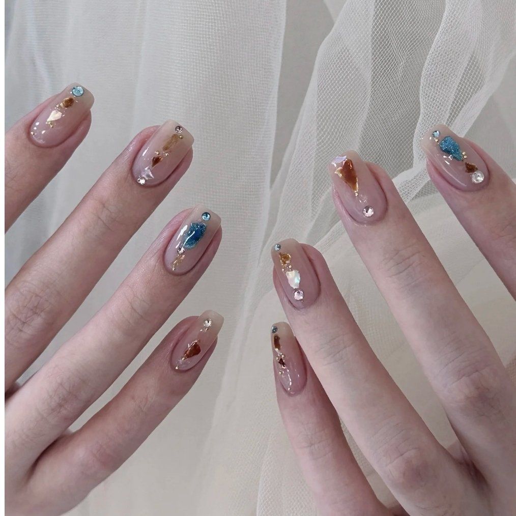 指尖上的海洋梦境 贝壳美甲💅