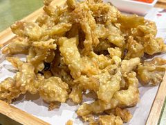 炸芝麻蘑菇-血站大盘鸡(建设店)
