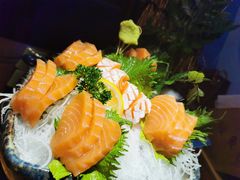 三文鱼刺身-鳗鱼家·深夜食堂(军博店)
