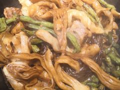 排骨豆角卷子-华盛园卷子王农家菜水库鱼