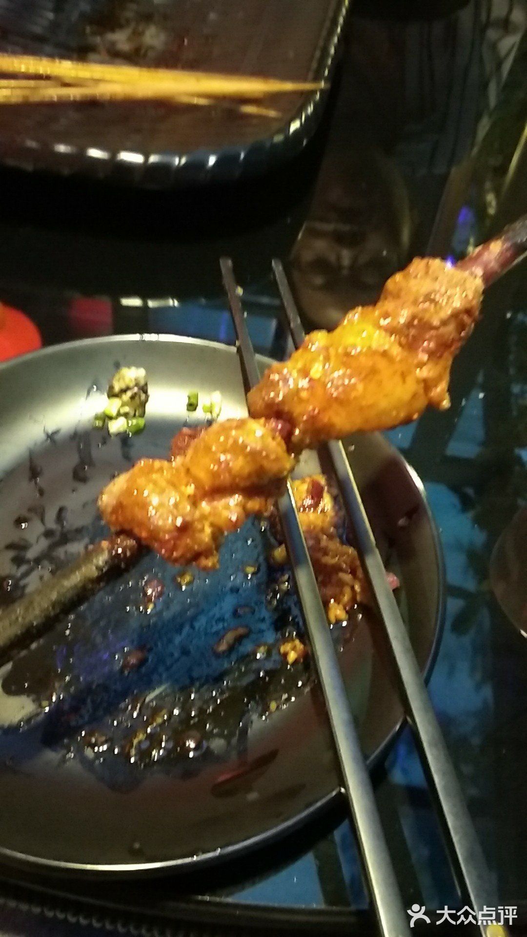 巨粗一根柳枝，肉上也有很浓的柳枝味