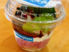 盛夏应季·大胆花青素蜜桃-Blueglass酸奶(华贸购物中心店)