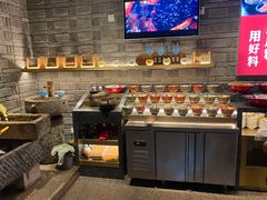 自助调料区-老牌坊云南鱼豆花火锅(哈西万达店)
