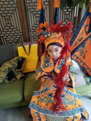 -后宫·古装汉服京剧儿童亲子全家福摄影