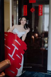 -桃子造型婚纱礼服(凤起广场店)