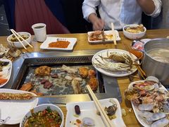 鲜活的海鲜-苏格里岛自助海鲜烤肉火锅(集美万达店)