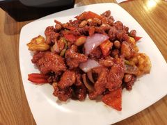 椒香虾仁爆鸡球-陈傻子餐厅(世纪都会店)