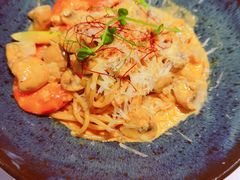 芝士蘑菇鲜虾意大利面-BE BRIGHT KITCHEN(正佳广场店)