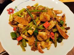 野蒜油爆虾-香园茶社·金陵小灶(老门东店)