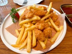 鸡米花薯条双拼-花舍·新派粤菜·西餐·下午茶(亚运村·鸟巢店)